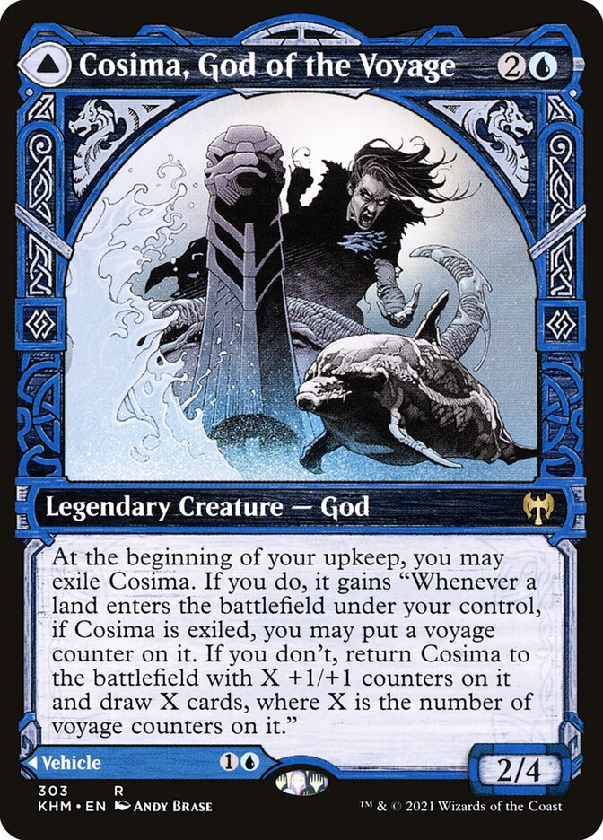 Cosima, God of the Voyage // The Omenkeel [Kaldheim] (303)