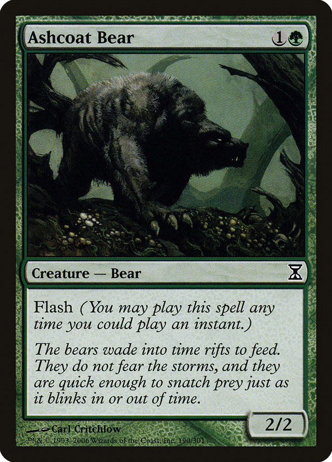 Ashcoat Bear [Time Spiral] (190)