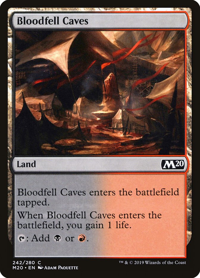 Bloodfell Caves [Core Set 2020] (242)
