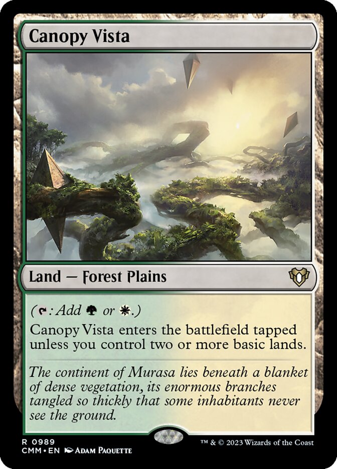 Canopy Vista [Commander Masters] (989)