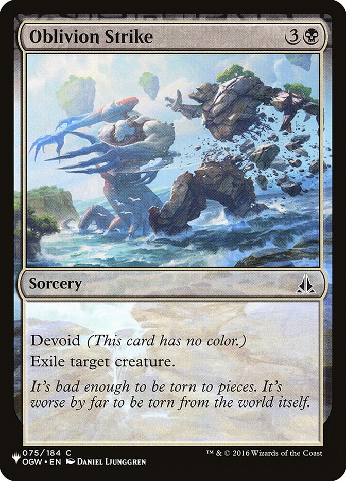 Oblivion Strike [The List] (OGW-75)