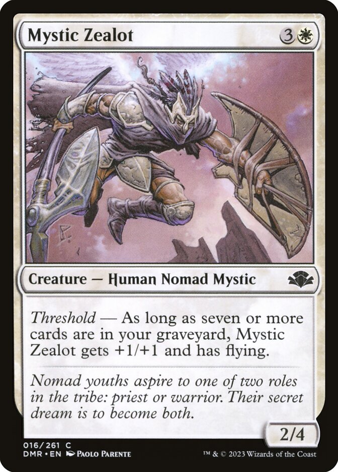 Mystic Zealot [Dominaria Remastered] (16)