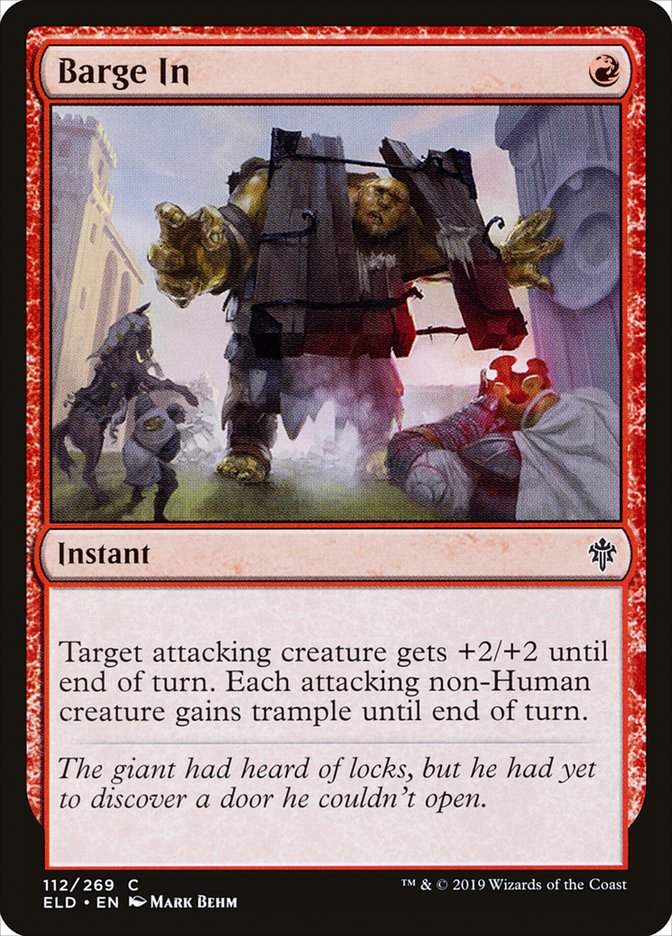 Barge In [Throne of Eldraine] (112)