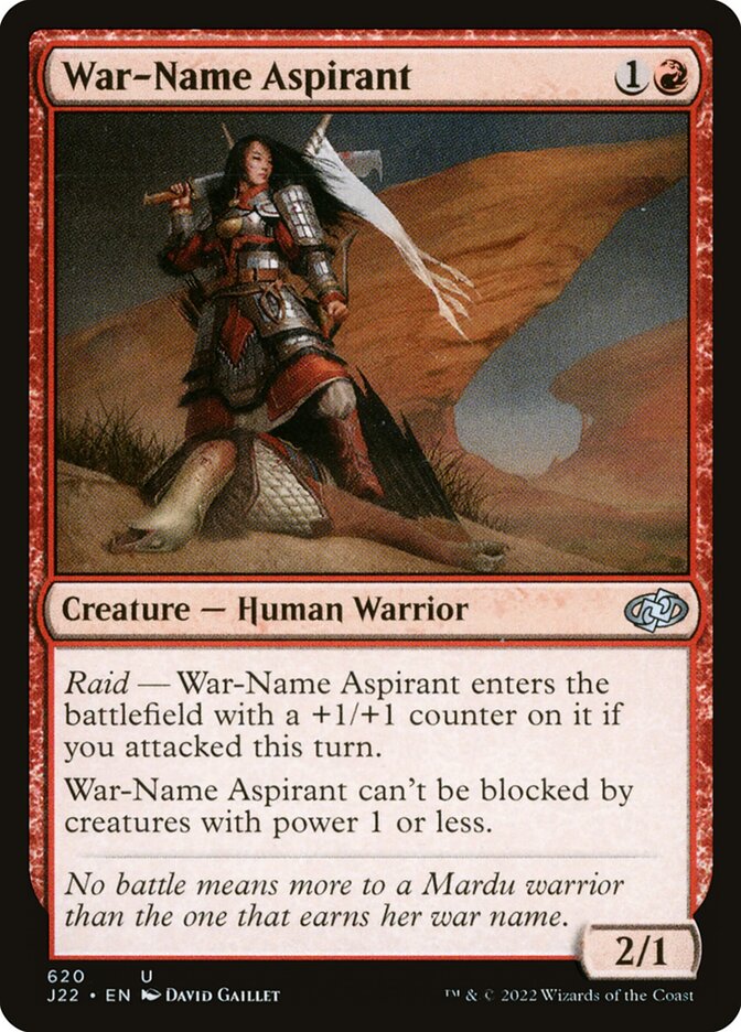 War-Name Aspirant [Jumpstart 2022] (620)