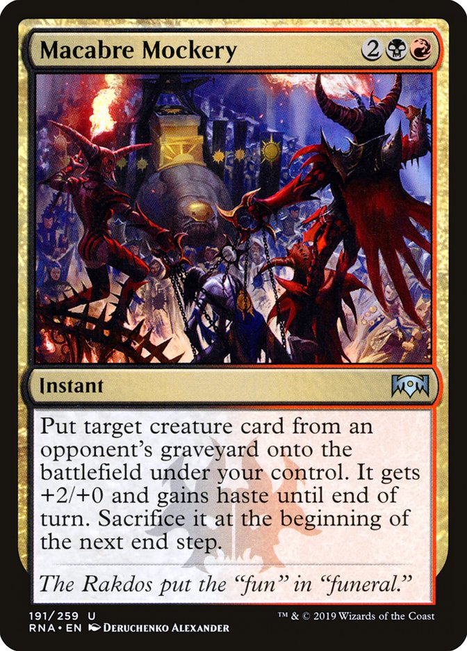 Macabre Mockery [Ravnica Allegiance] (191)