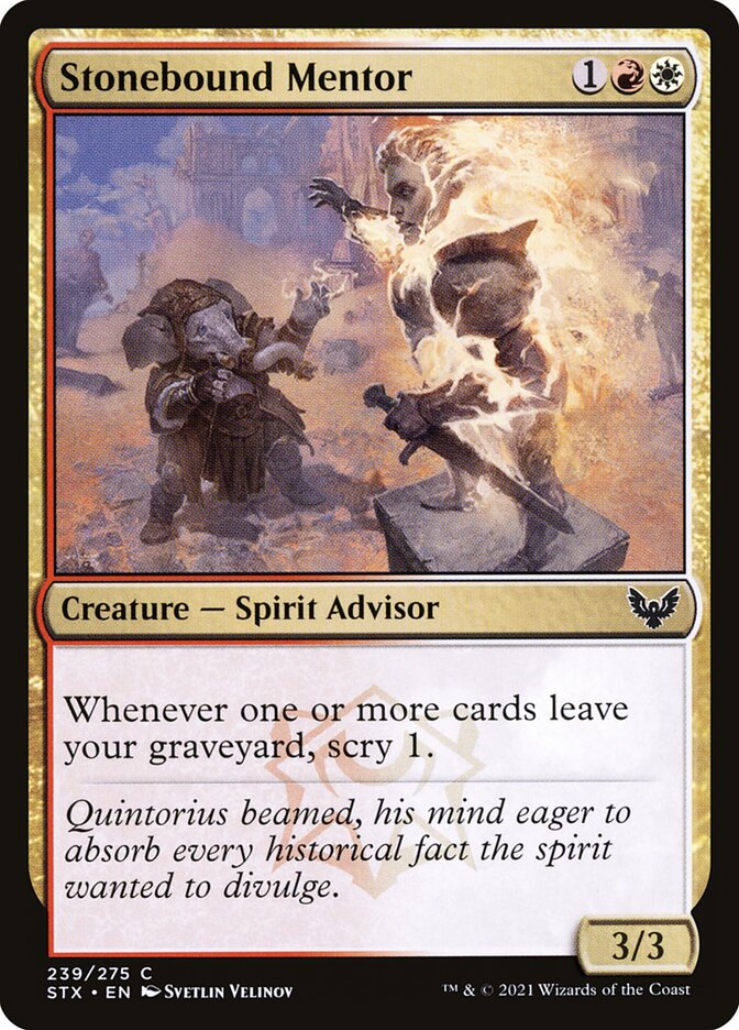 Stonebound Mentor [Strixhaven: School of Mages] (239)