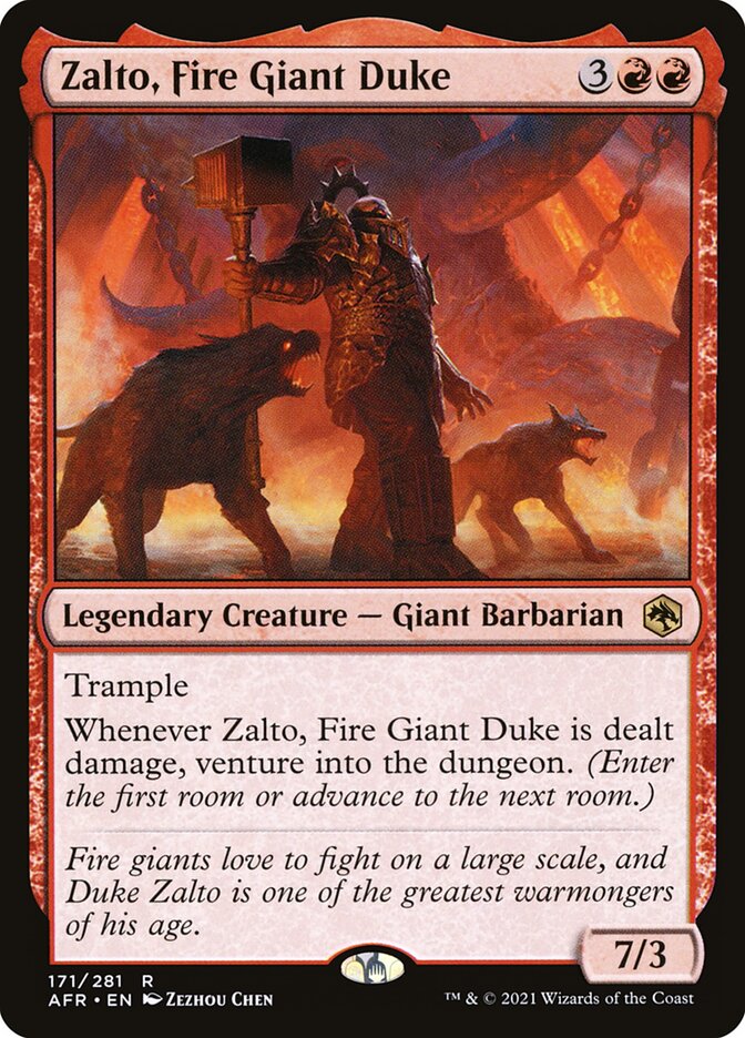 Zalto, Fire Giant Duke [Adventures in the Forgotten Realms] (171)