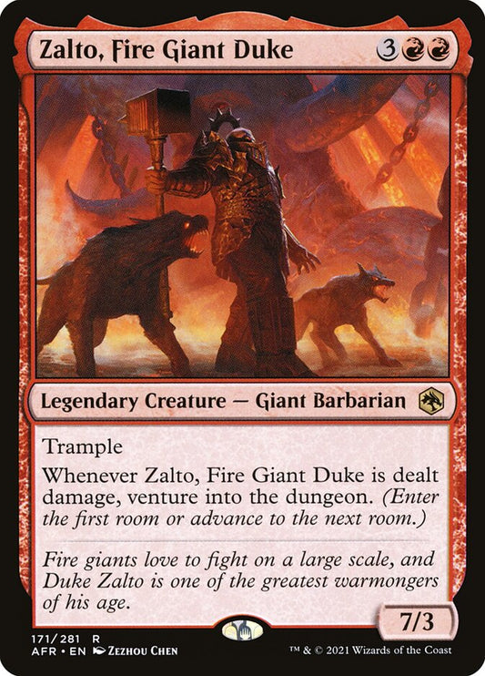 Zalto, Fire Giant Duke [Adventures in the Forgotten Realms] (171)
