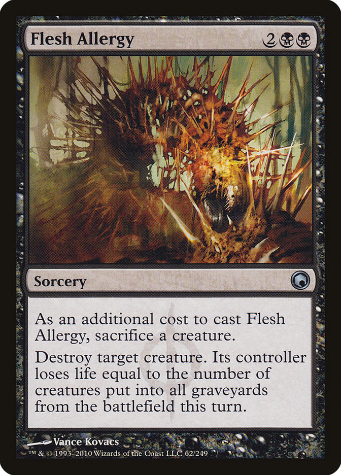 Flesh Allergy [Scars of Mirrodin] (62)