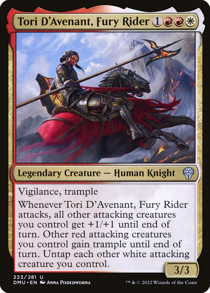 Tori D'Avenant, Fury Rider [Dominaria United] (223)