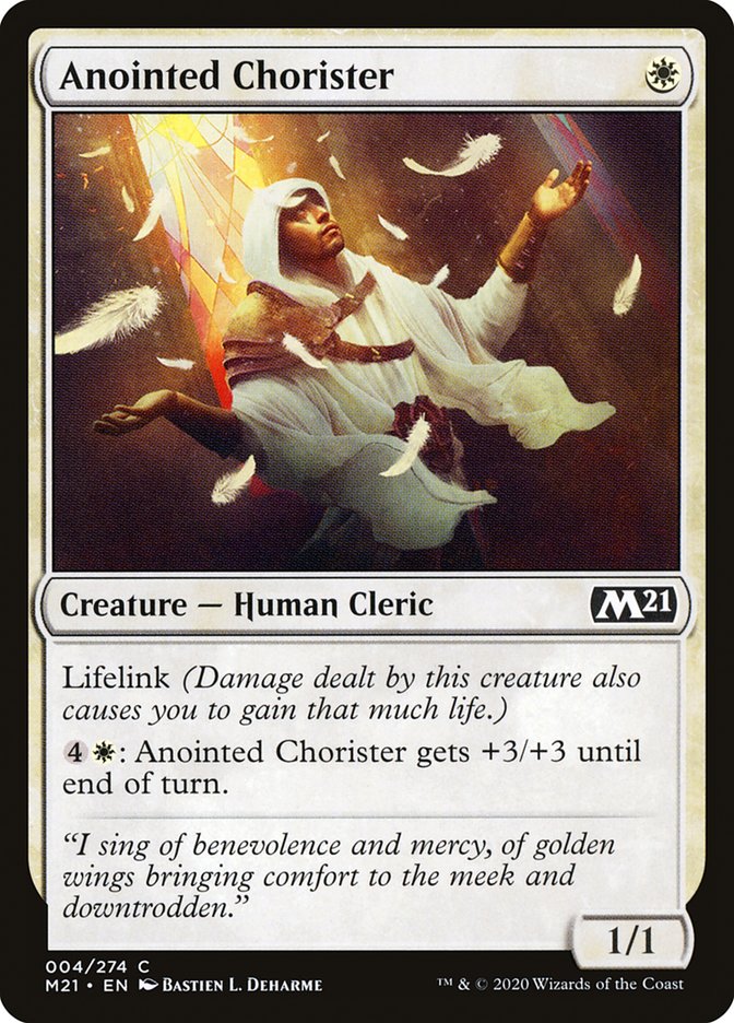Anointed Chorister [Core Set 2021] (4)