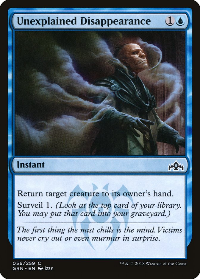 Unexplained Disappearance [Guilds of Ravnica] (56)