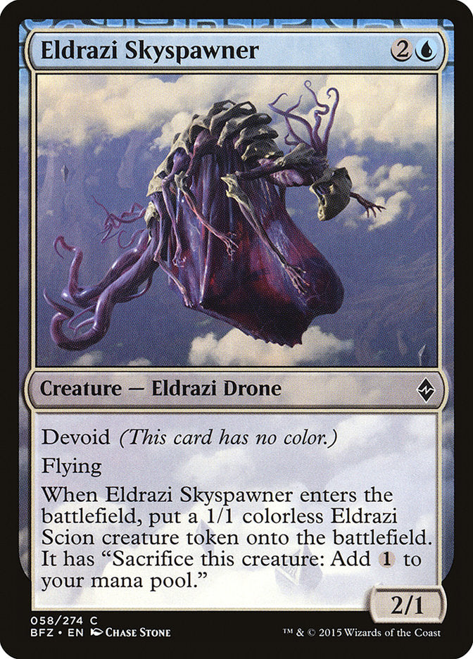 Eldrazi Skyspawner [Battle for Zendikar] (58)