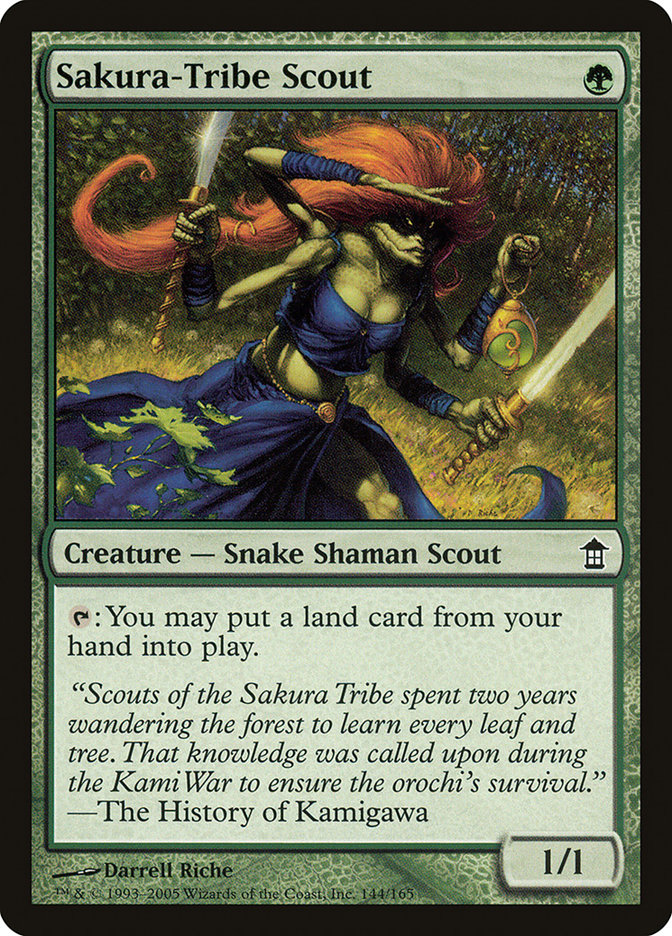 Sakura-Tribe Scout [Saviors of Kamigawa] (144)
