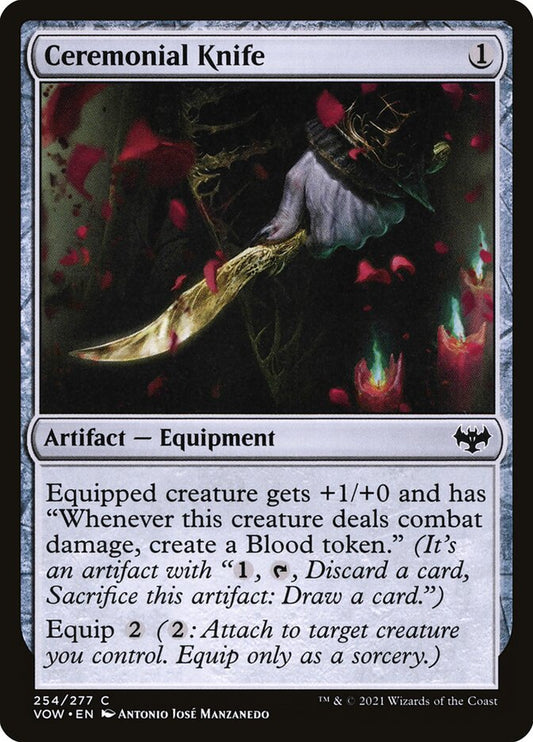 Ceremonial Knife [Innistrad: Crimson Vow] (254)