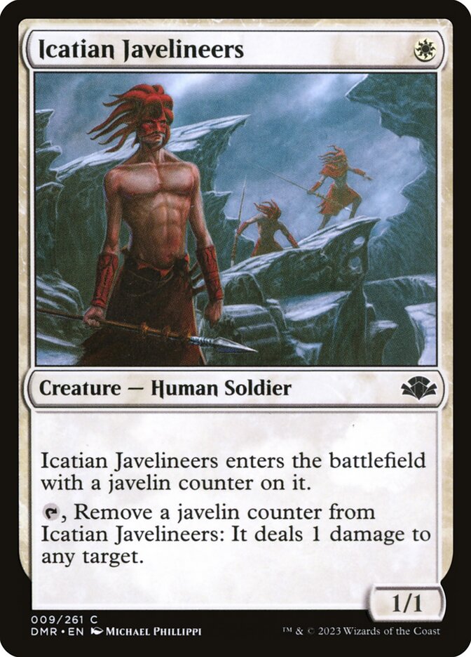 Icatian Javelineers [Dominaria Remastered] (9)