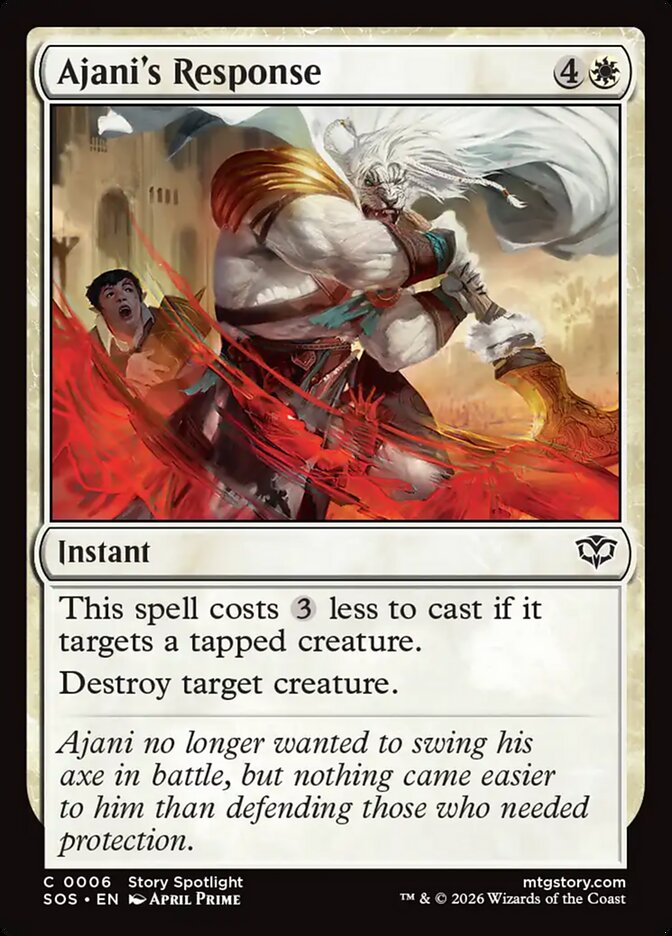 Ajani's Response [Secrets of Strixhaven] (6)