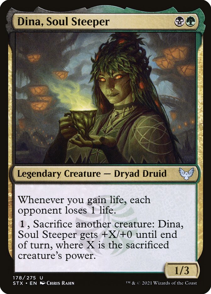 Dina, Soul Steeper [Strixhaven: School of Mages] (178)