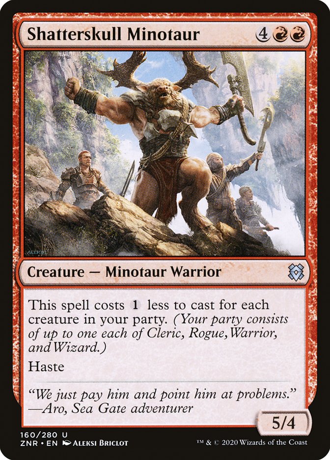 Shatterskull Minotaur [Zendikar Rising] (160)