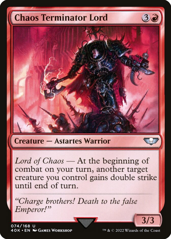 Chaos Terminator Lord [Warhammer 40,000 Commander] (74)