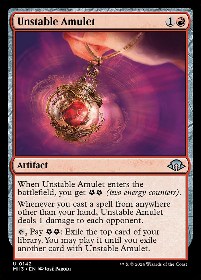 Unstable Amulet [Modern Horizons 3] (142)