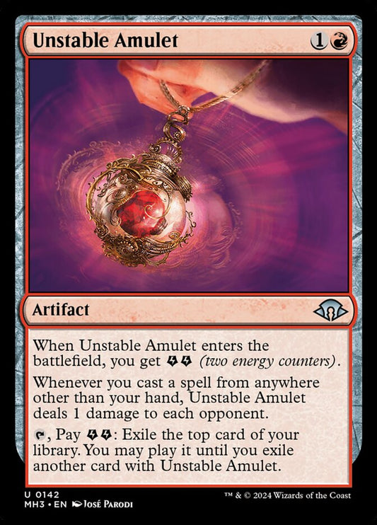 Unstable Amulet [Modern Horizons 3] (142)
