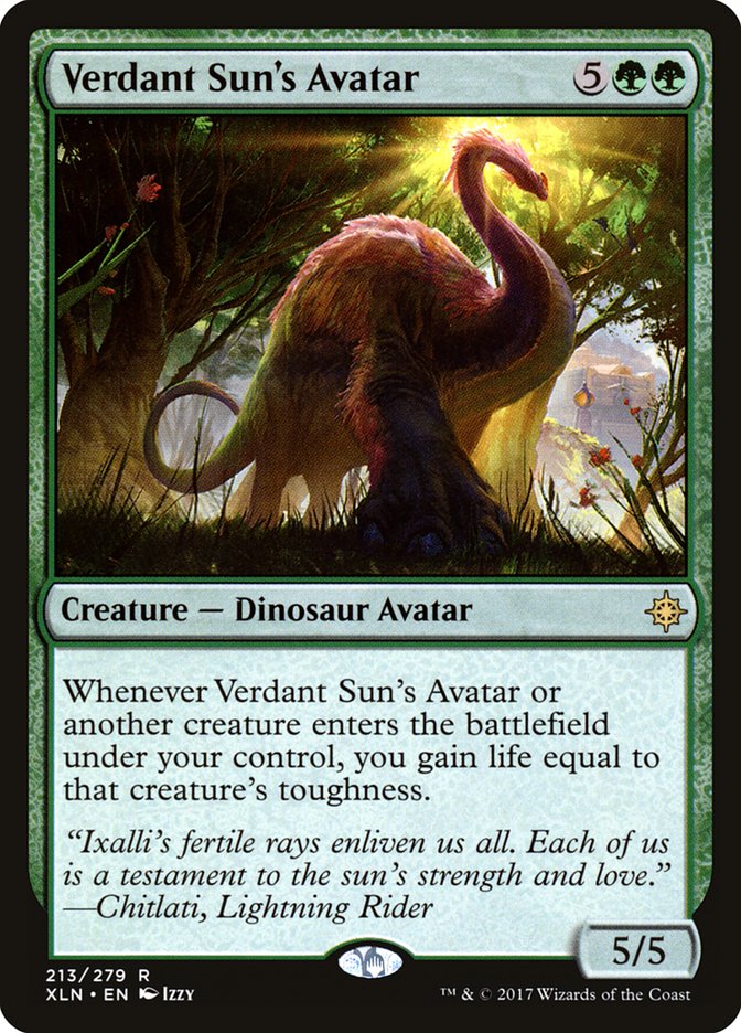 Verdant Sun's Avatar [Ixalan] (213)
