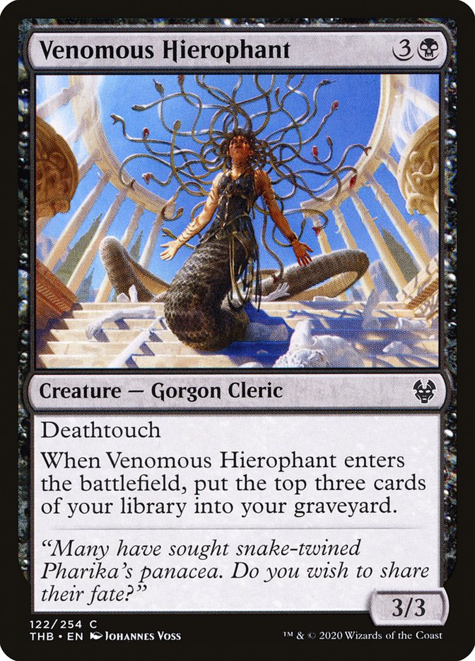 Venomous Hierophant [Theros Beyond Death] (122)
