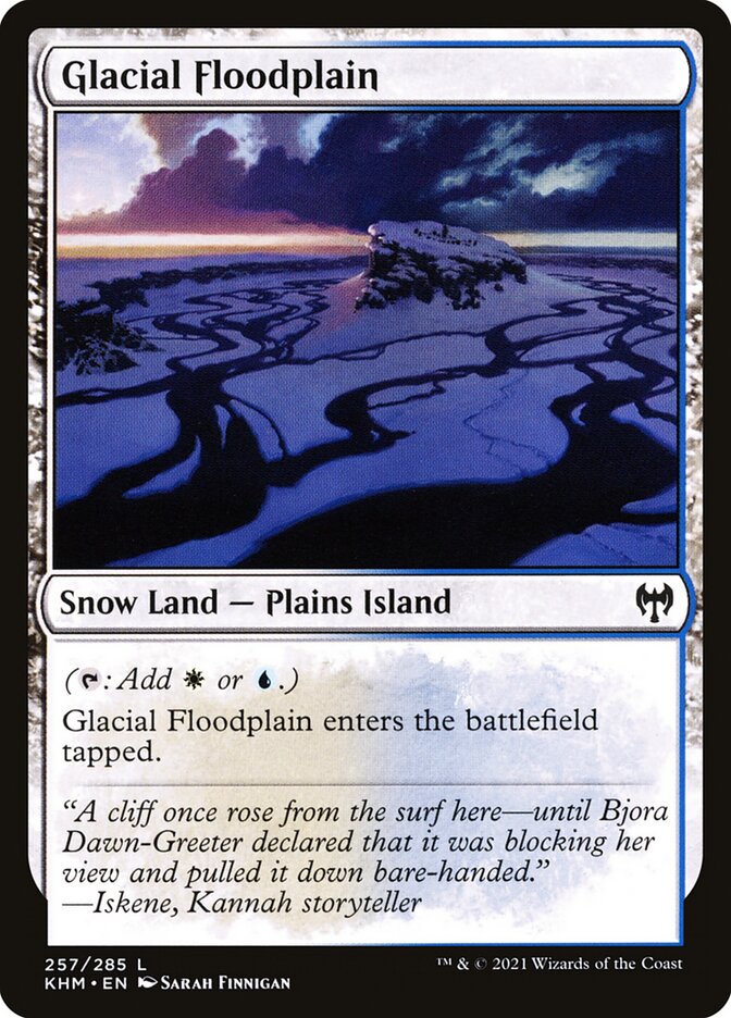 Glacial Floodplain [Kaldheim] (257)