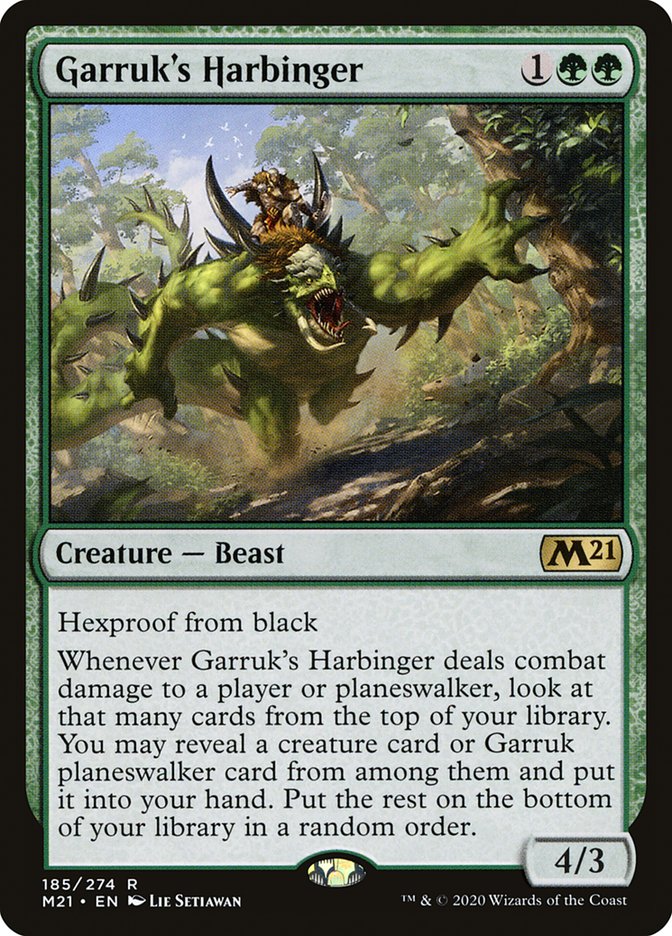 Garruk's Harbinger [Core Set 2021] (185)