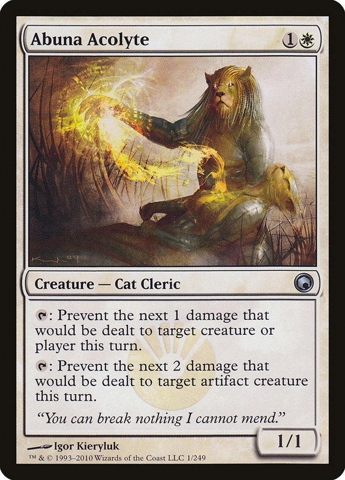 Abuna Acolyte [Scars of Mirrodin] (1)