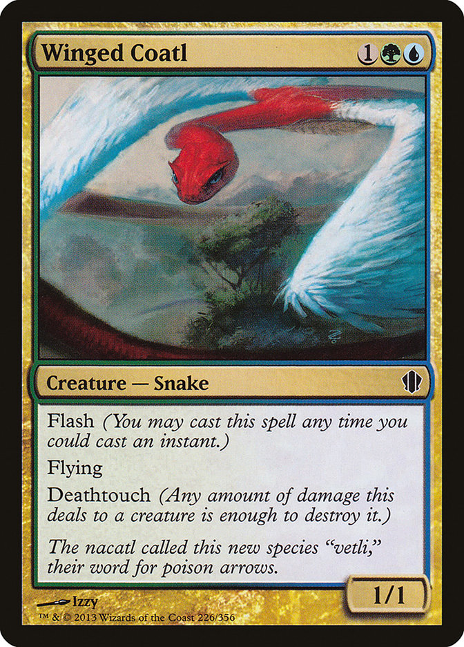 Winged Coatl [Commander 2013] (226)