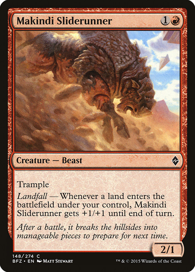 Makindi Sliderunner [Battle for Zendikar] (148)