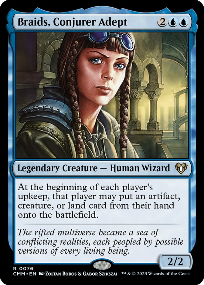 Braids, Conjurer Adept [Commander Masters] (76)