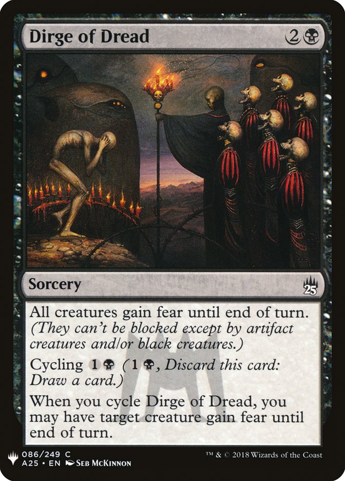 Dirge of Dread [The List] (A25-86)