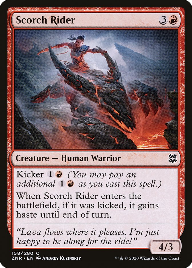 Scorch Rider [Zendikar Rising] (158)