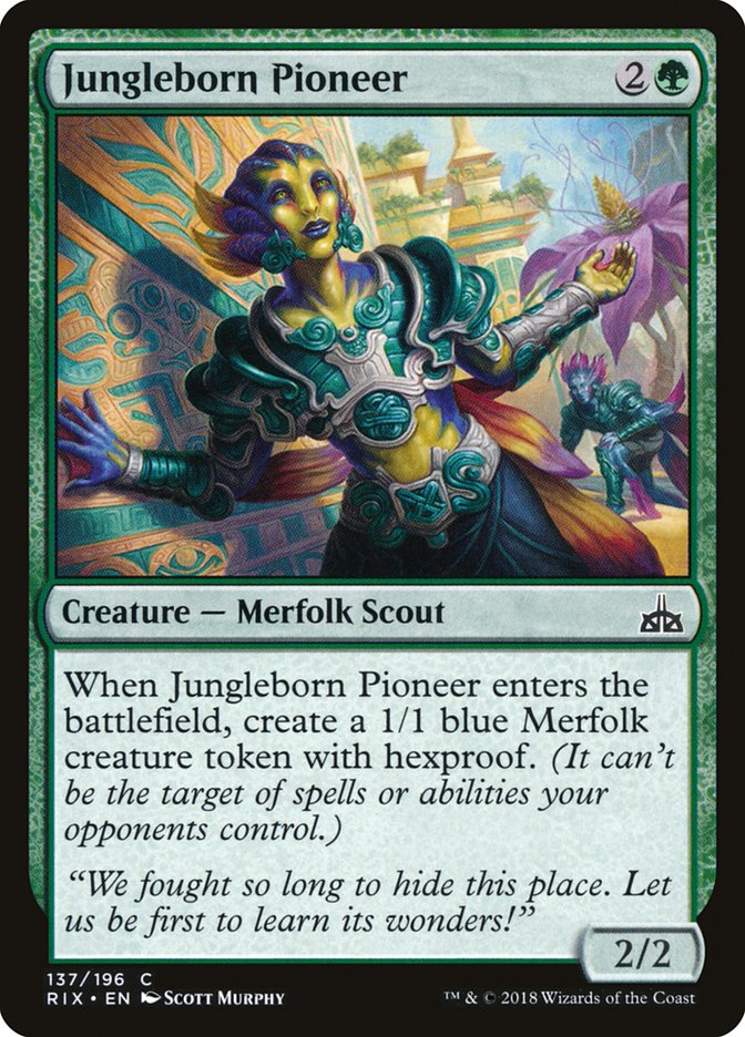 Jungleborn Pioneer [Rivals of Ixalan] (137)