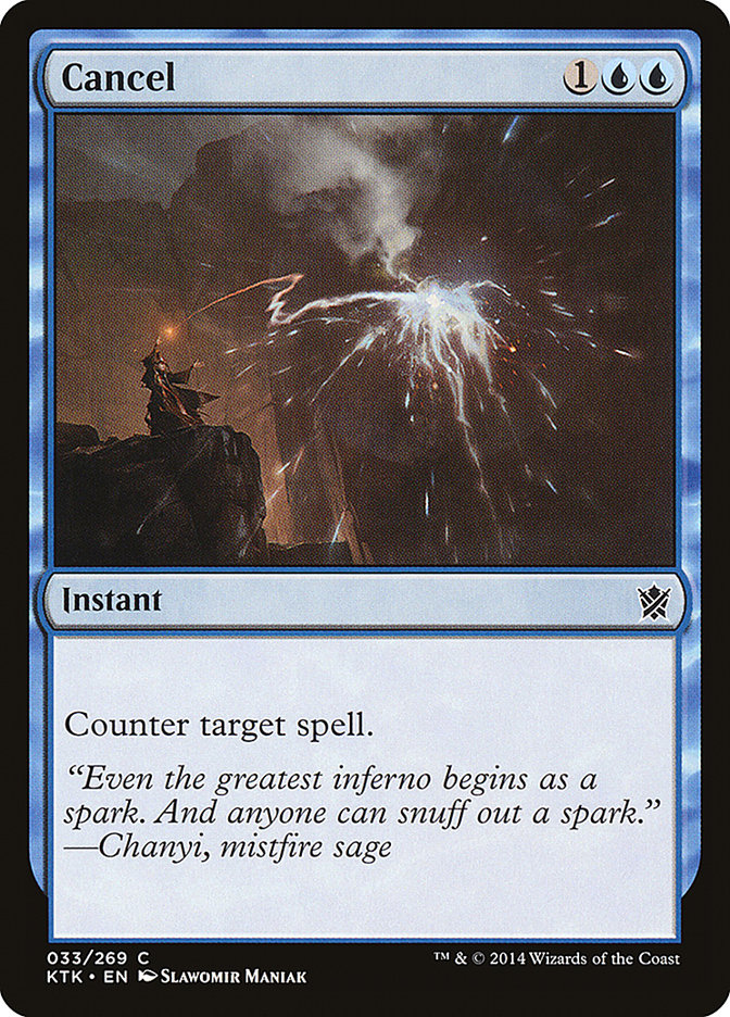 Cancel [Khans of Tarkir] (33)