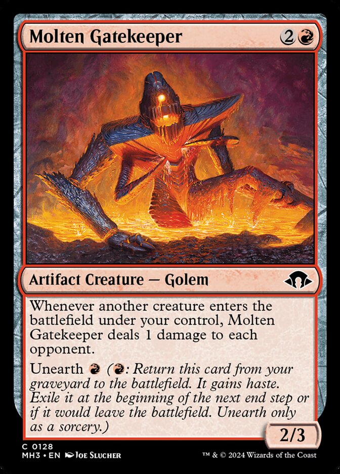 Molten Gatekeeper [Modern Horizons 3] (128)