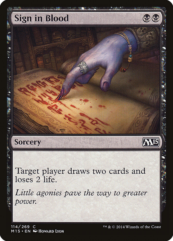 Sign in Blood [Magic 2015] (114)