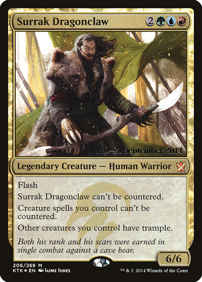 Surrak Dragonclaw [Khans of Tarkir Promos] (206s)