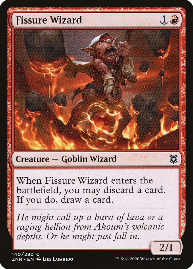 Fissure Wizard [Zendikar Rising] (140)