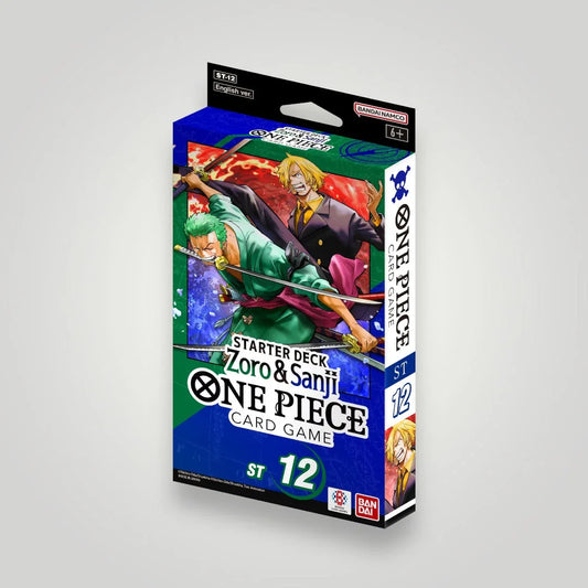 one piece card game deck box (The Three Brothers) If your opponents leader is down to 0 life cards and you land one more attack on them One Piece Starter Deck Bandai
