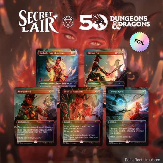Secret Lair x Karlach's Rage Foil Edition