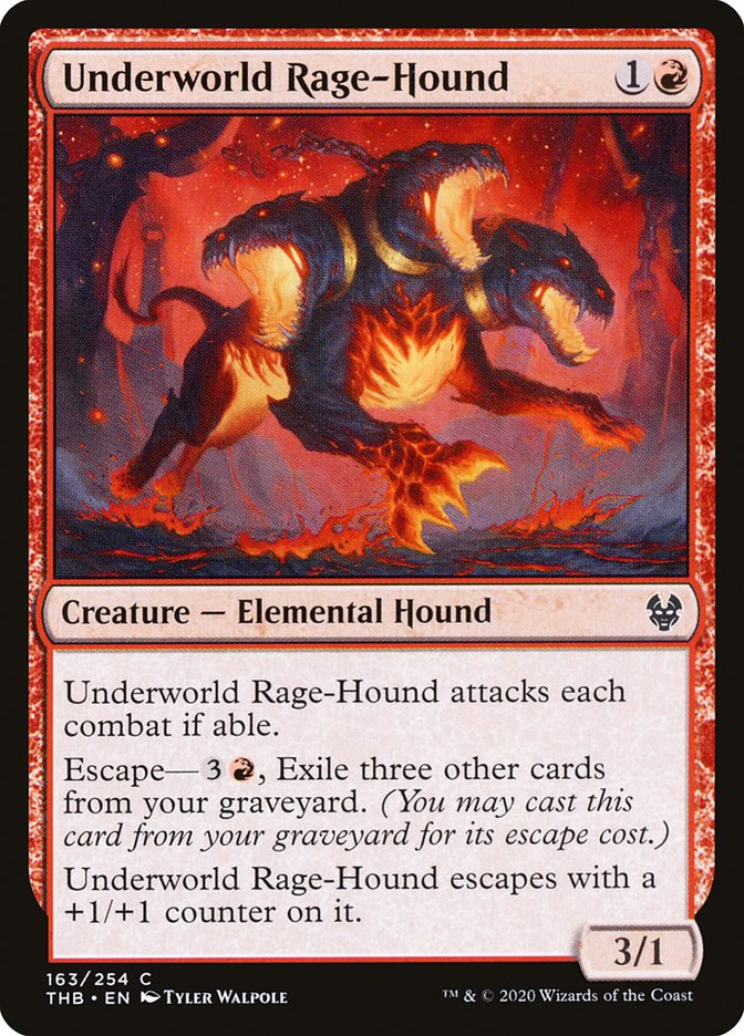 Underworld Rage-Hound [Theros Beyond Death] (163)