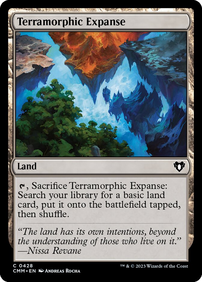 Terramorphic Expanse [Commander Masters] (428)