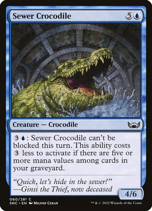 Sewer Crocodile [Streets of New Capenna] (60)