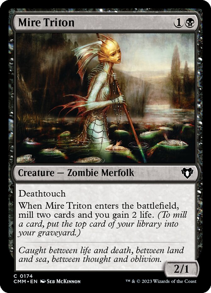 Mire Triton [Commander Masters] (174)