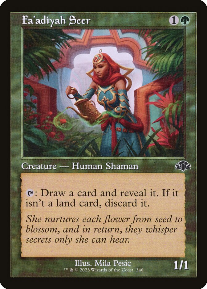 Fa'adiyah Seer [Dominaria Remastered] (340)