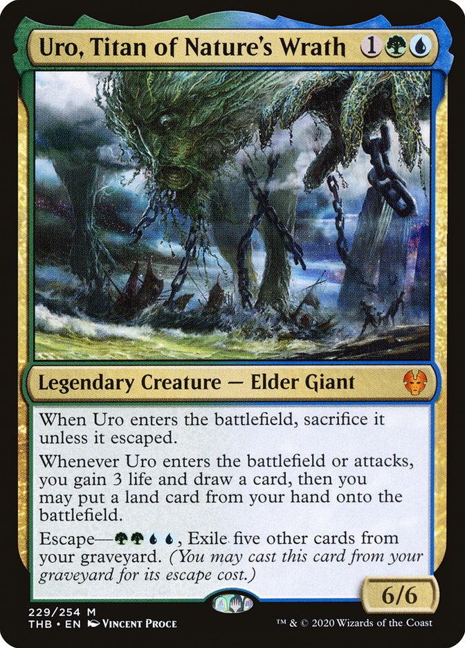 Uro, Titan of Nature's Wrath [Theros Beyond Death] (229)